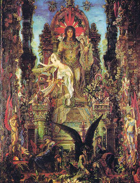 Jupiter und Semele, Gustave Moreau